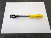 Snap-on Tools USA NEW 1/4" Drive YELLOW Hard Handle Flex Ratchet THLFD72