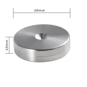 4PCS HiFi Audio Speaker Isolation Stand Feet Steel Turntable Floor Protector Pad