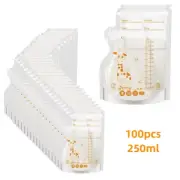 250Ml 30/100Pcs Breastmilk Storage Bag Self Standing Baby Food Storage Container