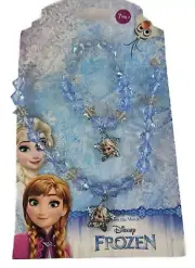 Frozen Necklace & Bracelet Set Elsa Frozen With Charms