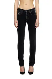 [Diesel] Diesel - Slim Jeans - 1992 D-Jiann - Jeans - Woman - Black 29 Black
