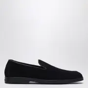 [Doucal's] Blue suede moccasin 40 IT Blue