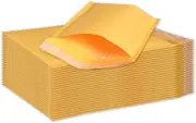 BM Paper 50Pcs Yellow Poly Bubble Mailers 6x10 Inch Padded Envelopes Bulk #0 Bub