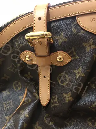 ☆ LOUIS VUITTON LV M40144 Monogram Tivoli大包/水餃包/皺褶包/手提包/肩背包