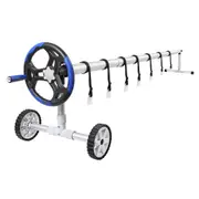 ALFORDSON 4.5M Pool Cover Roller Adjustable Solar Blanket Reel (Blue)