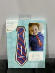 Pearhead Baby's First Year Tie Stickers- 1 Pack 12 Ties Photo Op