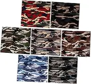 7PCS Multi Functional Cotton Fabric DIY Patchwork Cloths for Crafts Home Decor and Sewing Projects Breathable and Durable Cotton Material
