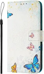 [WOWUDI] Fodral för OnePlus 11, Flip PU Fodral Premium PU Läder Mobiltelefon Fodral Flip Fodral Plånbok Silikon Skyddsfodral [Kortplats] [Stativfunktion] fodral- 10
