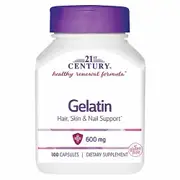 21st Century Gelatin,600 mg ,100 Caps (Pack of 1)