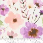 Moda BLOOMING LOVELY Cream 16971 11 Quilt Fabric BTY by Janet Clare.