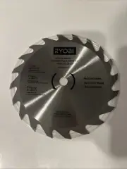 Ryobi 18v 7-1/4" 20 Tooth Carbide Tipped Circular Saw Blade CSB134L CSB133L