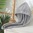 Hair Towel Microfiber Bamboo Fiber Towel Cap Shower Caps Bathing Cap Hair Hat