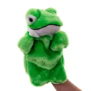 Cartoon Plush Frog Animal Hand Puppet Children Doll Kid Gloves Toy Gift 26 CM