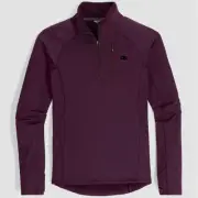 OUTDOOR RESEARCH Women's Vigor Grid Fleece Quarter Zip - S - Amethyst