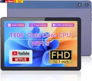 10.1" FHD Tablet, Android 12 Tablet PC 8GB RAM 128GB ROM (1TB),1920 * 1200 Full