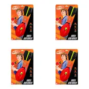4PK NERF Sports Pocket Vortex Howler Foam Football Kids Toy Orange 5y+