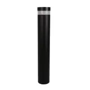 Vibe Lighting Solar LED Dual Switchable Weatherproof Black Bollard