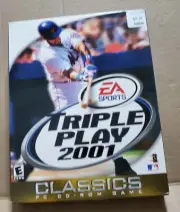 Triple Play 2001 (PC, 2000) EA Sports Big Box. new, sealed