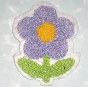 Purple / Lavender Flower Patch - 2 3/8" x 3 1/8"