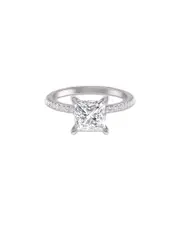14K 2.00 ct. tw. Lab-Grown Diamond Cleo Ring