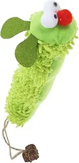 Toyvian Cat Toy Plush Caterpillar with Catnip Catnip Interactive Toy for Cats Crinkle Catnip Toy for Indoor Kittens
