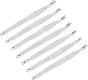Ipetboom 40pcs Pedicure Tools Nail Tools Dead Skin Forks Cuticle Removers Dead Skin Cuticle Pushers Silver
