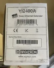 Vigitron Vi2400A Mini MaxiiCopper 1-Ch High-Speed Ethernet Extender-over-Coax