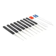 12Pcs Broken Key Extractor 0.2-0.4mm Pick Tool Set for Repair Maintenance