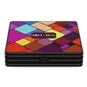 HK1COOL 4K UHD Smart TV Box with Remote Controller, Android 9.0 RK3318 Quad-core Cortex-A53, 4GB+128GB, Support WiFi & BT & AV & HDMI & RJ45 & TF Card