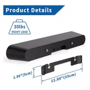 Soundbar Mount for Sonos Ray Wall Mount Bracket Floating Sound Bar Mount Set