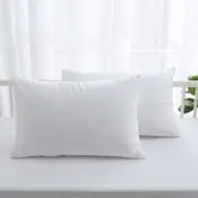 Dreamaker Bamboo Cotton Jersey Cot Waterproof Pillow Protector White 2 Pack