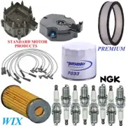 Tune Up Kit Filters Cap Wire Spark Plugs For PONTIAC LEMANS V8 5.7L 4BBL 1975