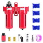 0-150PSI 3/8 Inch NPT Aluminum Alloy Air Filter Drying System, Particulate Fi...
