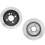 SET-RAY980604R-2 Raybestos 2-Wheel Set Brake Discs Rear FWD for Mini Cooper (for: Mini)