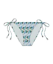 Tory Burch Printed String Bikini Bottom S,XL,XS,L,M blue