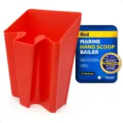Five Oceans Small Marine Red Dinghy Bailing Scoop, 1L - FO2149