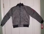 Boy's Nike Jordan Jumpman Puffer Jacket (854372-023) RiverRock Size 4 NWT