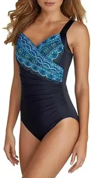 MIRACLESUIT SANIBEL US14 MIRACLE SWIM SUIT U/W BATHING SWIMMING COSTUME