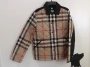 Burberry Kids' ARCHIVE BEIGE Check Diamond Quilted Jacket Size 14Y***$620**NWT