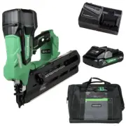 Metabo HPT NR1890DRSTM MultiVolt 18V Li-Ion 3-1/2" Framing Nailer Kit (4 Ah) New