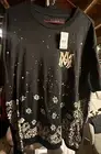 BANDANA BLEACHED MIKE AMIRI TEE MENS LARGE