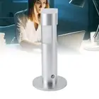 (Silver)Vase Table Lamp Battery Powered USB Rechargeable Cordless Dimmable CT