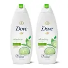 2 PACK REFRESHING BODY WASH CUCUMBER AND GREEN TEA 22 OZ
