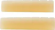 Musiclily Pro 43.99mm Flat Bottom Slotted LP Style Electric and Acoustic Guitar Unbleached Bone Nut for 6 String Epiphone Pre-2014 (Set of 2)