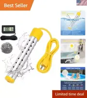 Fast Heating 1500W Stainless Steel Immersion Water Heater for Home & Travel