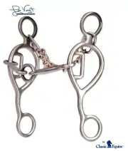 Les Vogt 6-1/2" Shank O Ring Snaffle Bit Form to Function Technology by Classic