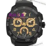高端 貨VERSACE手錶 凡賽斯男錶 黑色皮帶款三眼防水男士手錶 VQC020015