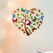 Metal Wall Art Sculpture Tree of Life Wall Art for Corridor Living Room Entryway