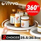 Pantry Storage Kitchen Rotating Spice Condiment Storage Swivel Cabinet Organizer