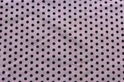 BLACK POLKA DOTS ON PINK 1/8" DOTS COTTON BLEND FABRIC 51X43 INCHES